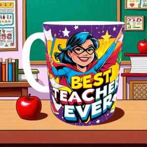 PRINTBLESS Best teacher Mug Design with Box 11oz