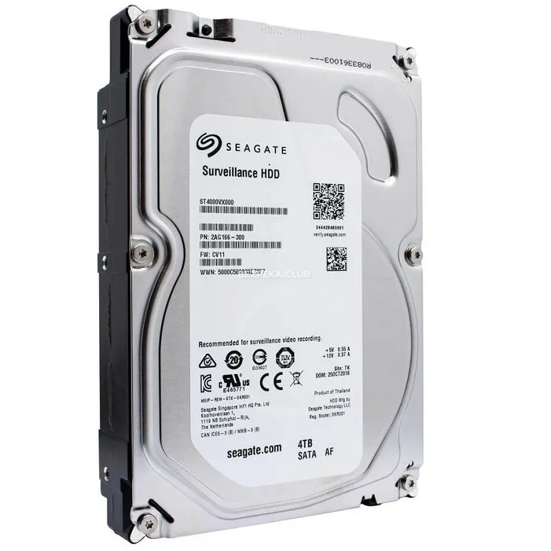 【中古】Seagate SkyHawk 4TB SATA HDD Seagate SkyHawk HDD 4TB SATA 6Gb/s 最大連続データ転送速度