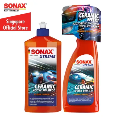 Sonax Xtreme Ceramic Active Car Shampoo & Ultra Slick Detailer Value Pack