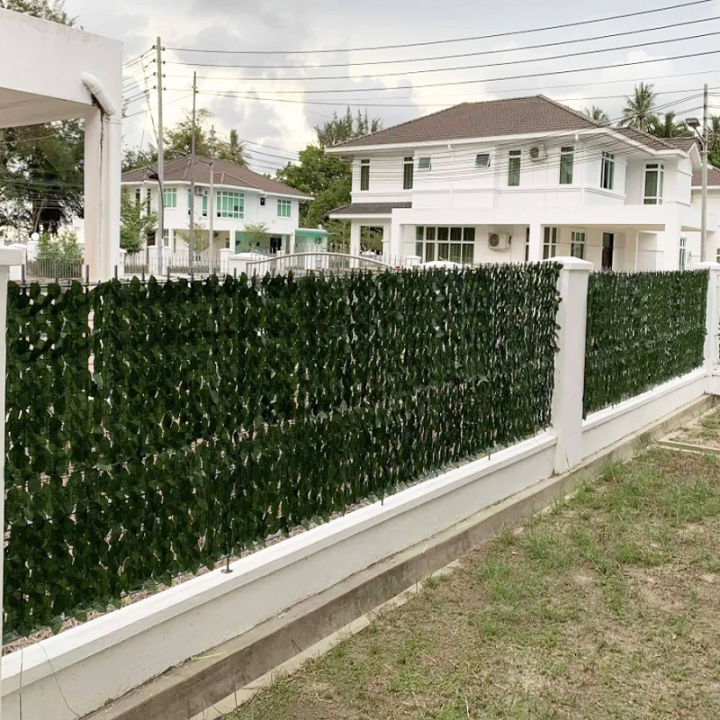 5ft High Simulation Plant Fence Sun Shade Net Garden Fence Panel