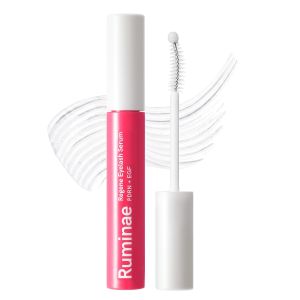 Power & Volume Eyelash Serum Korean Lash & Brow Growth Serum for Longer Thicker Lashes Non-Irritating Cruelty-Free Peptides tin Centella Hyaluronic Acid (0.3 fl. oz.)