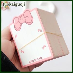 tuokaiguoji การ์ดแสดงรูปโบว์สีชมพู50ชิ้นสำหรับกิ๊บหนีบผมคลิปหนีบกระดาษการ์ดเครื่องประดับผมแพคเกจตกแต่งผมแบบทำมือแพคเครื่องประดับผมแบบกระดาษแข็ง