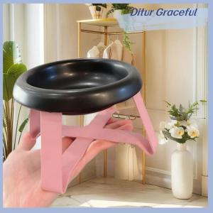 Ditur New cột sống bảo vệ Vật nuôi Bát Chân cao cổ bảo vệ mèo bát với đứng thức ăn vật nuôi Bát vật nuôi nguồn cung cấp