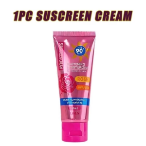 【BUY 1 TAKE 2】Whitening sunscreen SPF90+ PA +++ sunscreen high protection ultraviolet rays + kiss white sunscreen