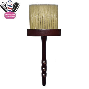 Barber Hair Cutting Neck Brush Duster Clean Brush Wooden Handle Hairdressing Tools