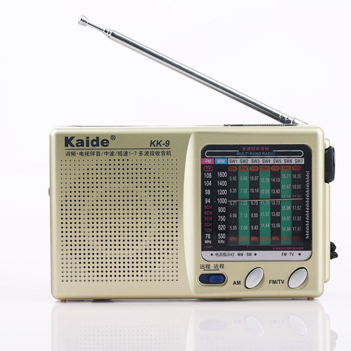 ★SG Ready Stock★Old School AA Battery Full-Band FM Radio Kaide KK-9 ...