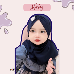 BOBOHO- (LOKAL) JILBAB ANAK BAYI SERUNI 0-3 TH / HIJAB BABY / KERUDUNG ANAK PEREMPUAN