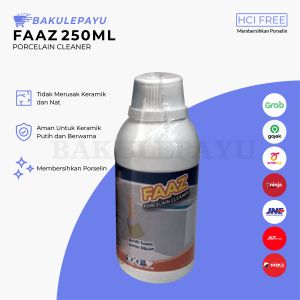 FAAZ PEMBERSIH PORCELAIN CLEANER 250 ml PEMBERSIH KERAK KERAMIK NODA MEMBANDEL