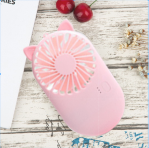 Mini Fan Powerful Small Personal Portable Fan Speed Adjustable USB Rechargeable Cooling For Kids Girls Women Home Office Travel