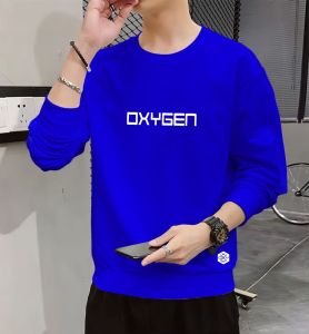 Bisa COD Sweater Keren Crewneck Elegan Kaos Pria Trendy Sweatshirt Kasual Sweter Baju Oxygen