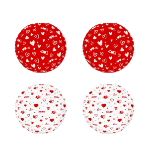 โคมไฟหัวใจวันวาเลนไทน์กระดาษทนทานการตกแต่งแสงเหมาะสำหรับการสร้างบรรยากาศโรแมนติกในงาน