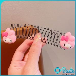 Cartoon Headband Ponytail Clip Children Buckle Hair Fixing Hairpin Cute Hair Comb For Kids Girls