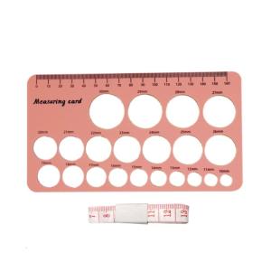 Easy Nipple Measuring Device With Flange Guide Double Side CM IN Marking For Lactation Comfort