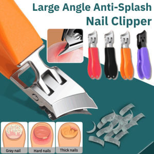 【Good Quality】Nail Clipper/Nail Trimmer Large Angled SplashProof/Durable/Home Use/Adults Women/Family Essential/Nail Tool/Ingrown Toenail Care