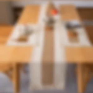 Linen Placemat Linen Rope Meal Mat Festival Tableware Mat Woven Color Matching Stripe Tassel Bowl Christmas Table Mat 30 * 50cm