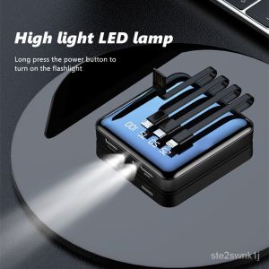 Mini Mirror Duo Usb POWERBANK IOS ANDROID CABLE CHARGER 20000mAh