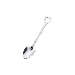 Sendok Dessert Bentuk Sekop Aesthetic / Sendok Besi Stainless Baja Anti Karat / Sendok Puding PH C1006