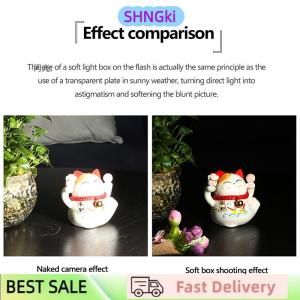 SHNGki Photo Flash Diffuser Dome Bounce For V1 TT600 V850II V860III TT600 520 685 850 860 Flash Speedlight Soft Box Case Replacement