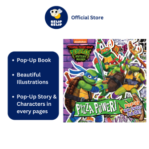 Teenage Mutant Ninja Turtles Pop Up Story Book For Kids To Read Pizza Power (Hardcover)