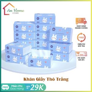 Khăn Giấy Ăn Thỏ Trắng Mềm Mịn Thấm Nước Tốt