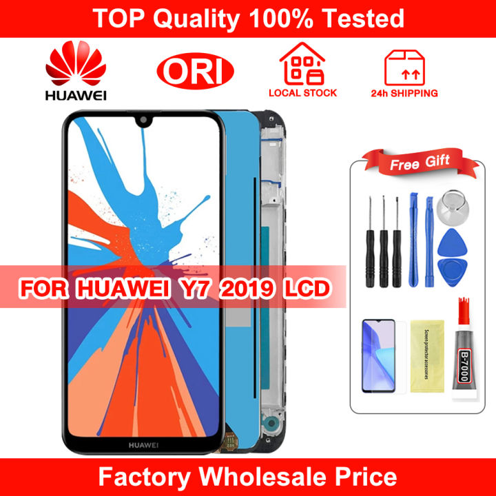 Original LCD With For Huawei Y7 2019 Y7 PRIME 2019 Y7 PRO