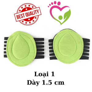 Đệm lót lòng bàn chân giảm đau đàn hồi êm chân. Miếng lót đàn hồi giảm đau bàn chân chất liệu Eva và Silicon