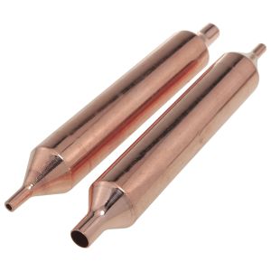 2PCS Refrigerator Freezer Drying Filter 16x120mm Copper Filter Drier with 2&3mm Inner Diameter Hole