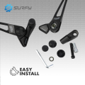 AOS9 Street King Side Mirror V4 Big LTO Passed Fully Adjustable Universal Japen Design. 