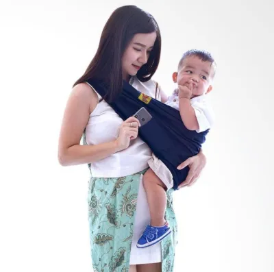 MURAH Gendongan PREMIUM Bayi Balita Simpel Geos + Saku