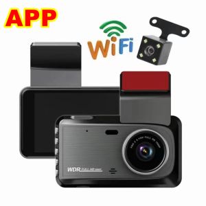 Camera hành trình WiFi cao cấp V-95 Màn Hình Cảm Ứng 4 Inch Night VíSion tích hợp cam kép trước sau -Xem trên điện thoại