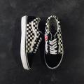 Giày Thể Thao Đế Mềm Nam Nữ Vans Old Skool - Giày Nam - Giày Sneaker Nữ - Giày Vans Đen Trắng Độn Đế 2,5cm XS0334 (Caro). 