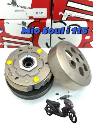 M.POWER CLUTCH ASSY FOR (Mio Sporty /Nouvo Z / GY6-125 150 / Skydrive / MX-125)Torque Drive Set Assembly Made in TaiWan