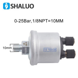 High Quality 10Bar 25Bar VDO Oil Pressure Sensor Plug 1/8NPT 0 to 10 Bar Diesel Generator Accessories Oil Pressure Sensor Switch
