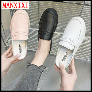 MANXIXI Phụ Nữ Giày Da Thời Trang Đẹp Phẳng La Dép (Kích Thước 35-40)