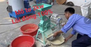 Máy Nghiền Vỡ Mảnh NgôNghiền Mịn Đơn Giản Chỉ Cần Thay Mặt Sàng