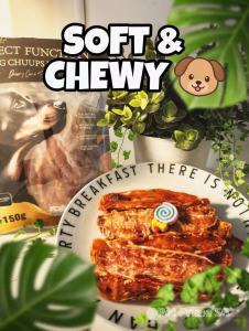 Duck Dog Treats 150g | High Protein Duck Jerky | Chewy Training Reward Snack for Dogs