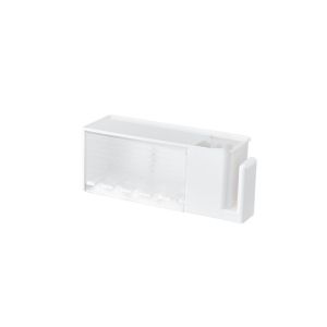 MAOMEI Nhựa Giá để bàn chải đánh răng Trắng/Xám Chống bụi Hộp đựng bàn chải đánh răng Đa chức năng Có Nắp Hộp đựng kem đánh răng bàn chải đánh răng Hộ gia đình