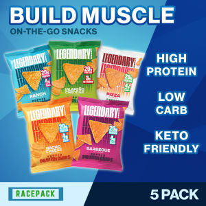 Legendary Foods Baked Protein Chips High Protein Low Carbs Guilt Free Savoury Snack 5 Pack
