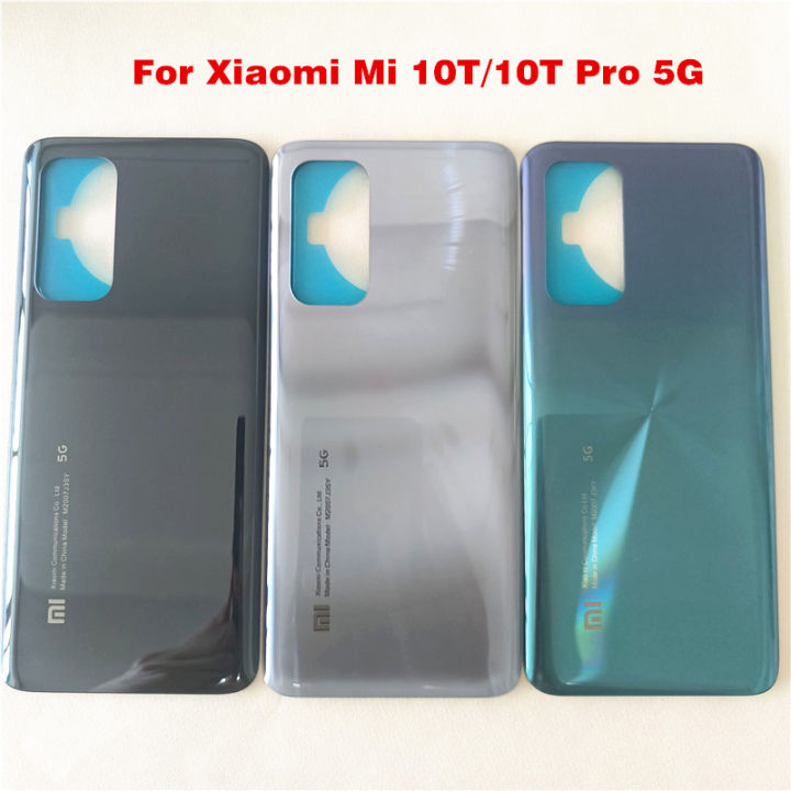 New Battery Cover For Xiaomi Mi 10T Pro 5G Back Cover 3D Glass Panel For  Xiaomi mi 10T Rear Door Housing Case With Adhesive Replace Lazada PH