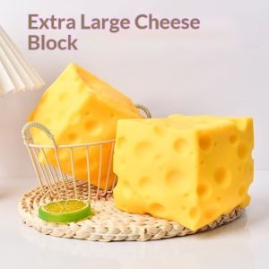 STAR FRUIT Giant Cheese Squishy Toy Stress Relief Fun for Kids and Adults