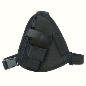 K0K4DQ Adjustable Radio Chest Harness Pack Crossbody Bag Oxford Cloth Interphone Chest Bag Outdoor Sports Vest Rig Walkie Bag BF-888S UV-5R