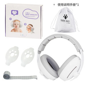2-in-1 Convertible Design Baby Earmuffs Noise Protection-noise cancelling headphones for Infant