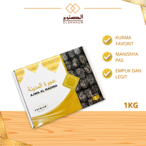 Kurma Ajwa Organik  Premium1kg - kurma  madinah gb - SHABANI STORE
