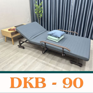 Giường Nệm Gấp Gọn HÀN QUỐC dài 190m rộng 090m DAKITA DKB- 90 nhập khẩu nguyên chiếc bảo hành 12 tháng - Màu Nâu