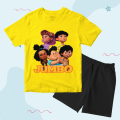Baju Kaos Setelan Anak Unisex Karakter Kartun Jumbo Film Animasi Lucu Usia 1 - 10 Tahun - DTF. 