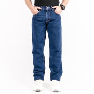CLOVERFIELD Celana Jeans Reguler Basic Abu Stone Retro Washed Big Size