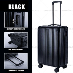 TRAVELCUL 20/24 inch Luggage Travel Bag With Lock Hand Carry Luggage Durable Travel Flight Suitcase