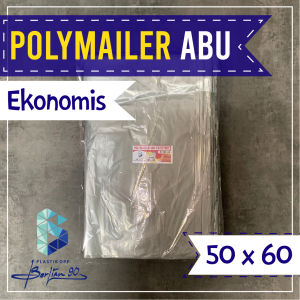 Plastik Polymailer Abu 50x60 Cm / Plastik Packing Ekonomis . Plastik  LDPE Plastik Packing OLShop