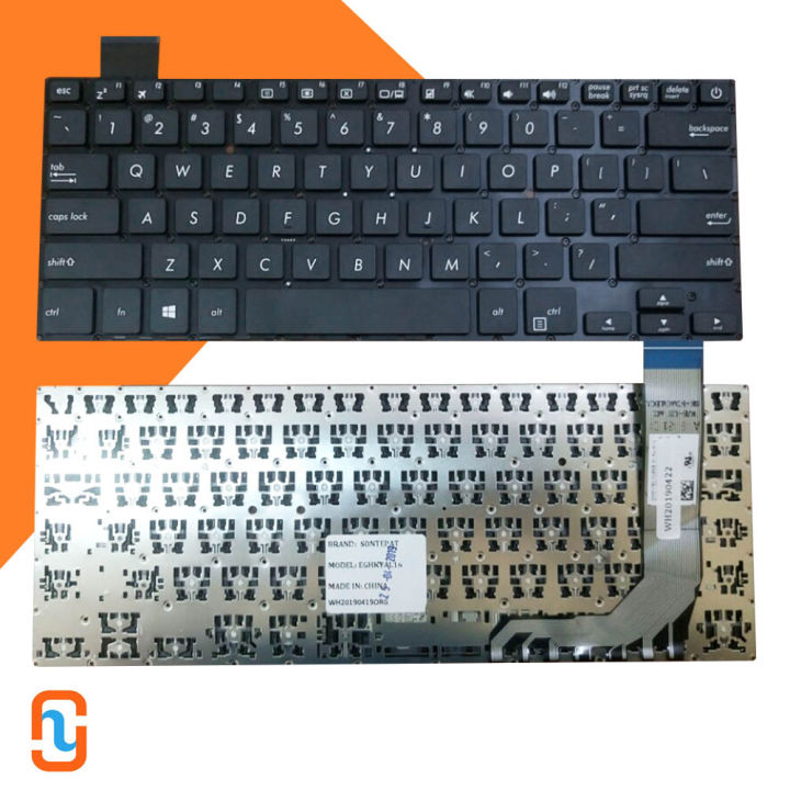 Replacement Laptop Keyboard For ASUS Vivobook X407 Series - Latin Spanish Layout, Black, No Backlight