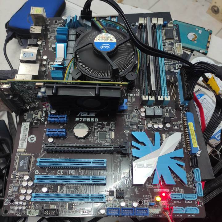 Asus P7p55d Complete Cpu ASUS P7P55D-E LX Motherboard With GHz I3